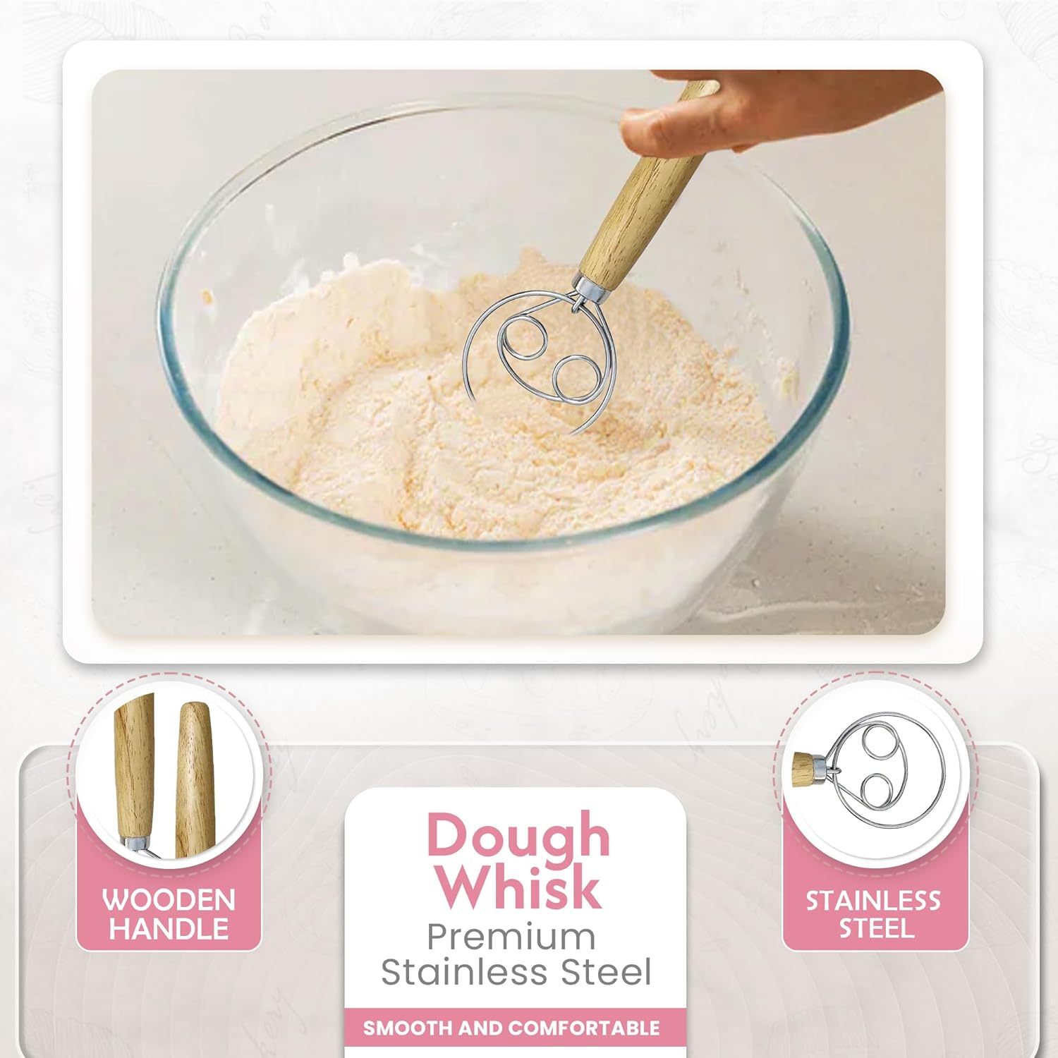 Sourdough Starter Kit, Sourdough Bread Baking Supplies, Bread Making Tools and Kit, Sourdough Proofing Basket